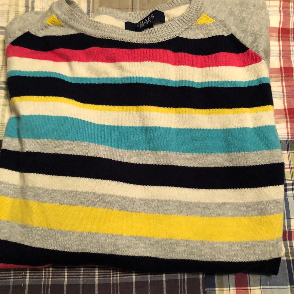 Chaps striped sweater