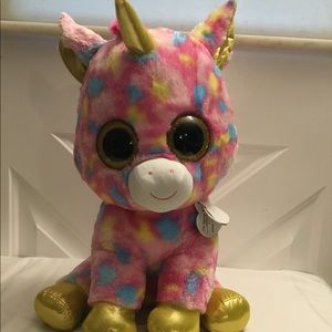 Unicorn big plush beanie boo