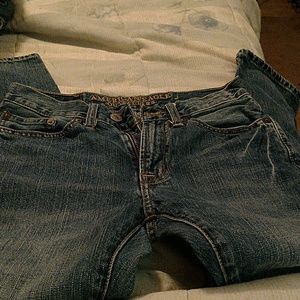 American Eagle blu jeans