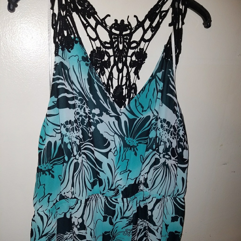 plus size Blue dress