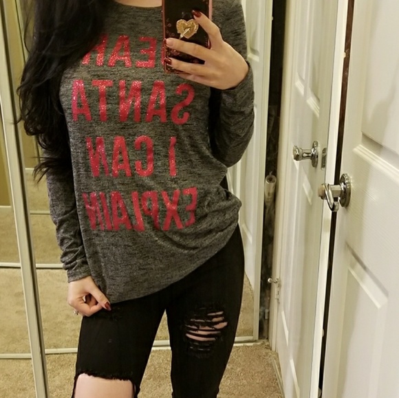 LAST 2 - Dear Santa Sweater - Picture 3 of 5