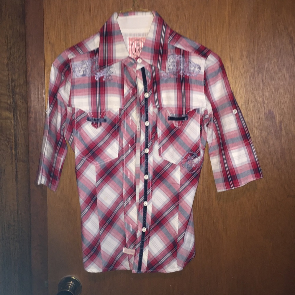English Rose Button Down Shirt