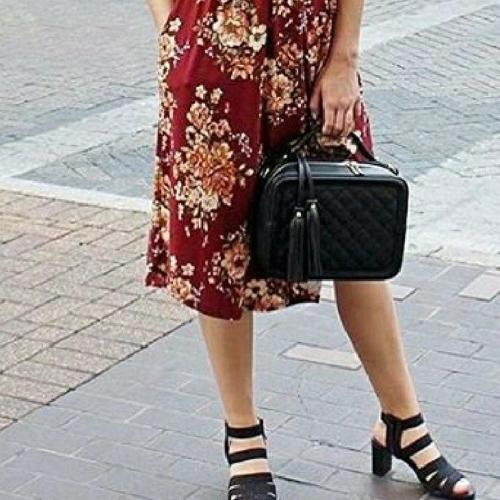 Quilted Box Satchel - Picture 2 of 5