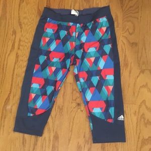 Adidas running capris size L