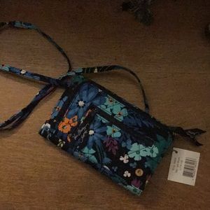 Vera Bradley Strap Wallet Midnight Blues NWT