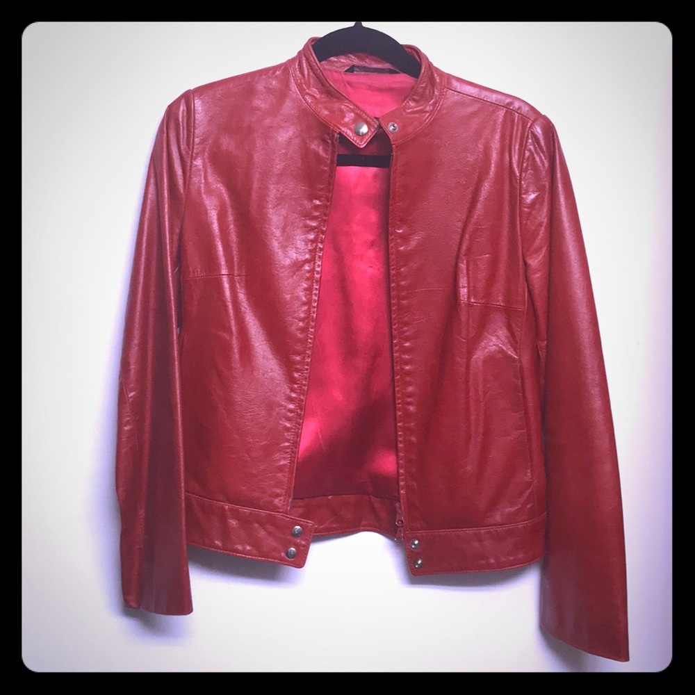 Vintage Mackage Red Leather Size S