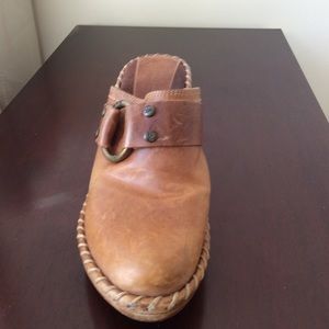 Frye leather mule