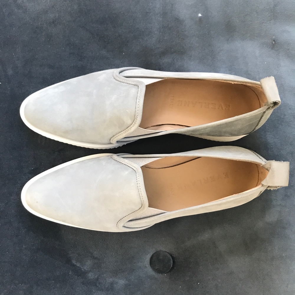 SOLD! NEW! Everlane Nubuck Shoes Gray 8 1/2 $265 - Picture 2 of 6