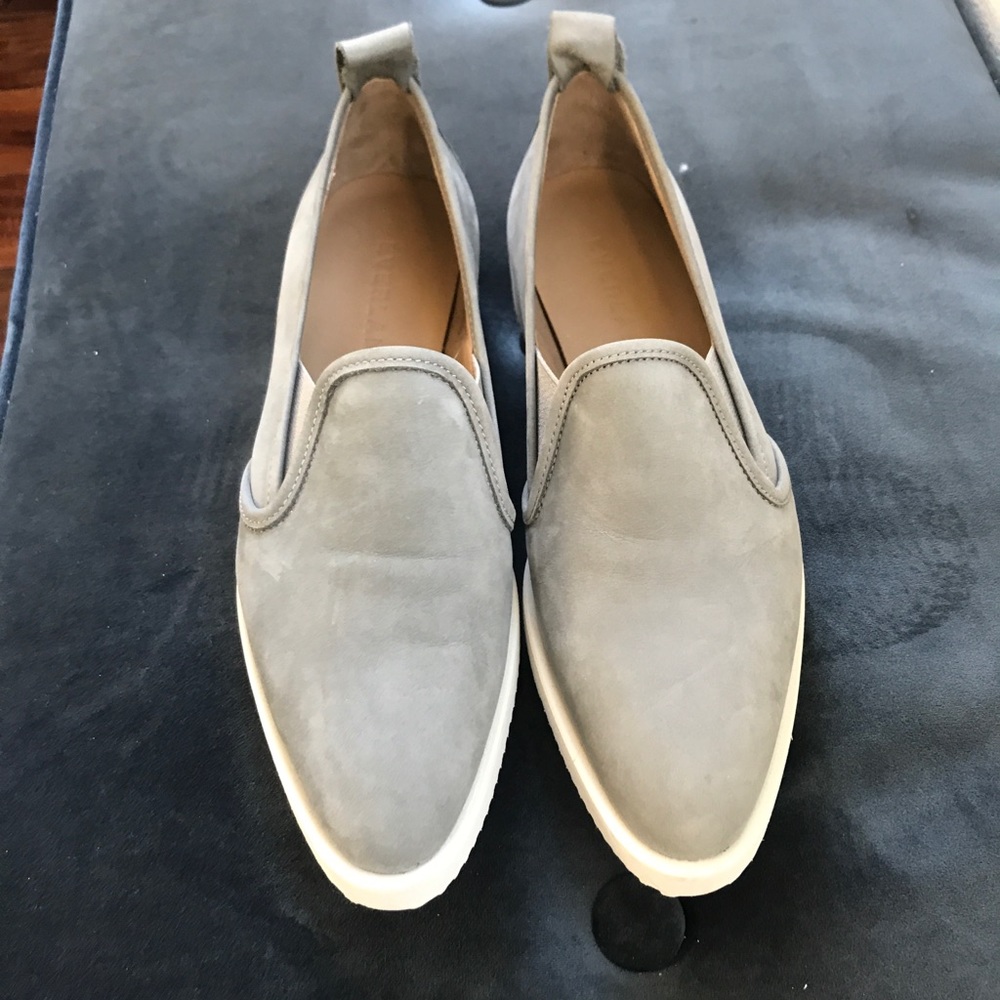 SOLD! NEW! Everlane Nubuck Shoes Gray 8 1/2 $265 - Picture 3 of 6