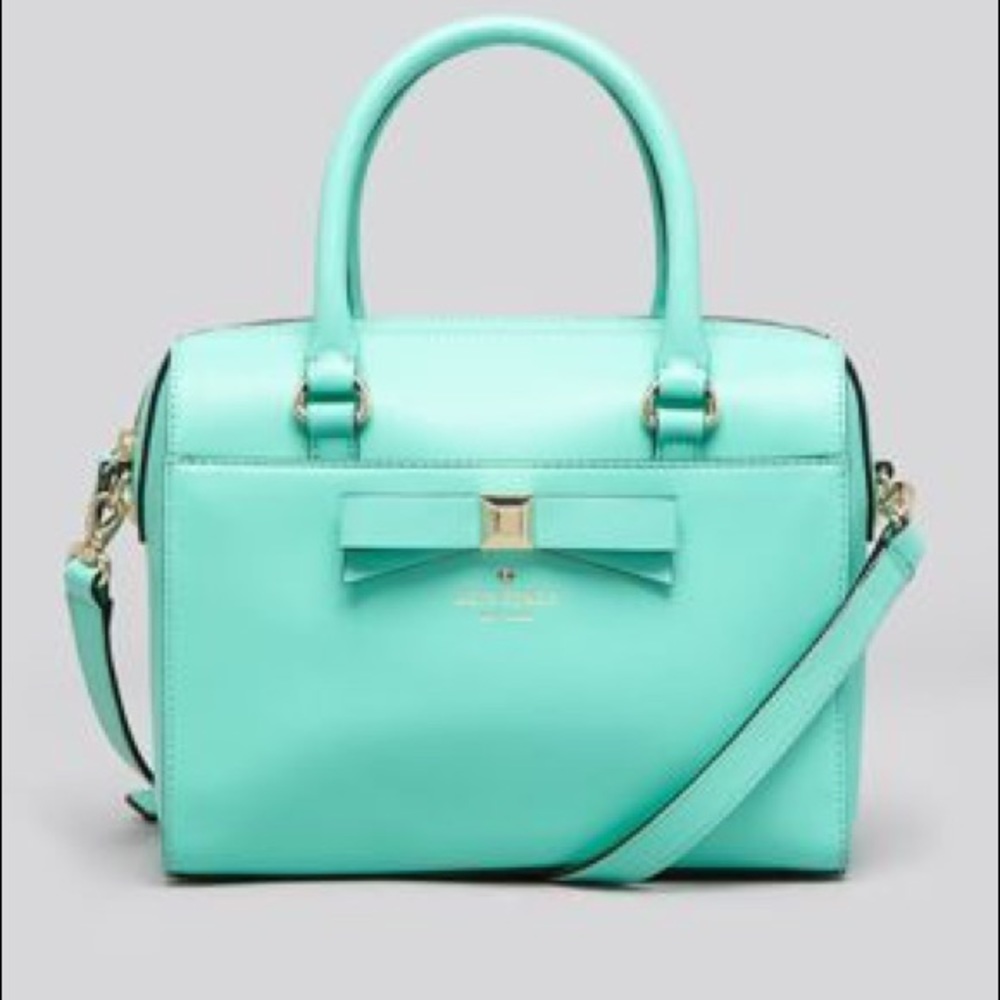 Kate Spade light blue bow purse NEVER USED W/ TAGS