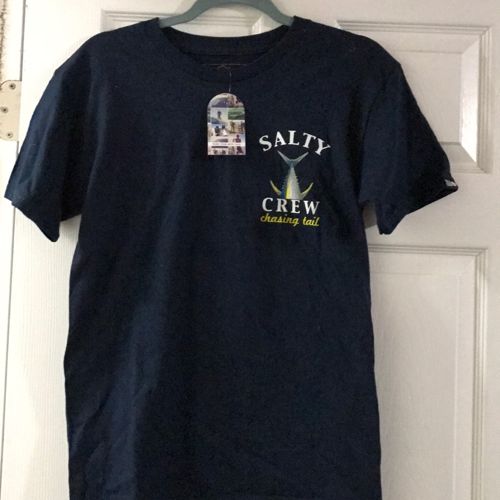 New Women's small fishing logo t-shirt.