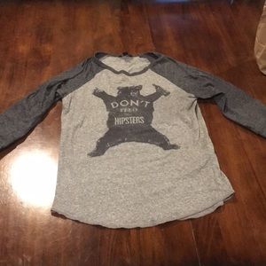 Lucky graphic baseball tee