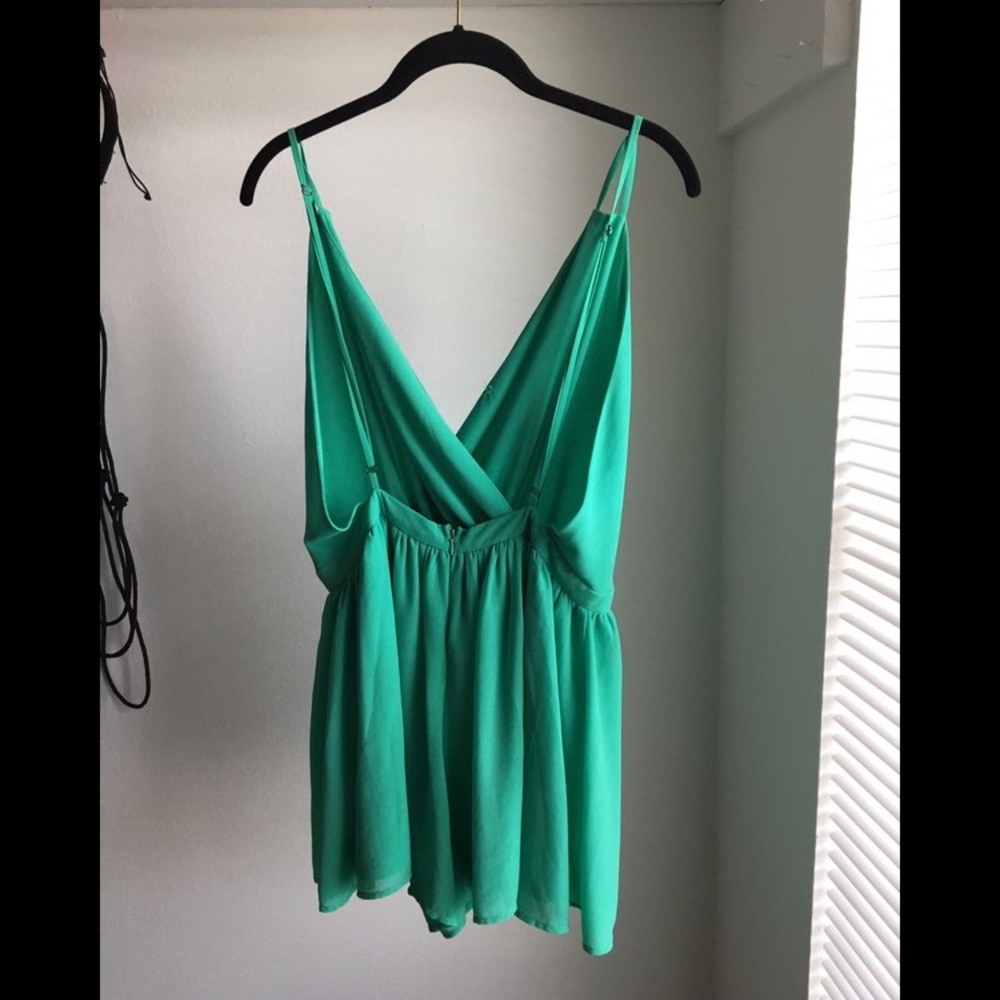teal romper