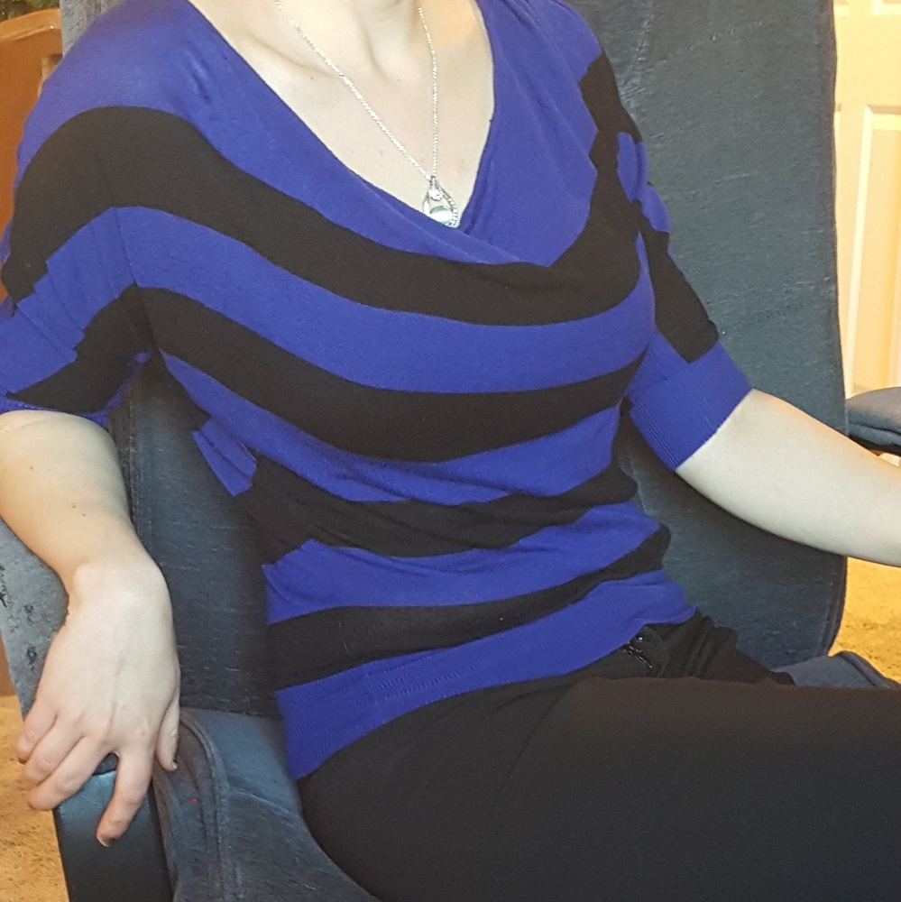 Express striped top