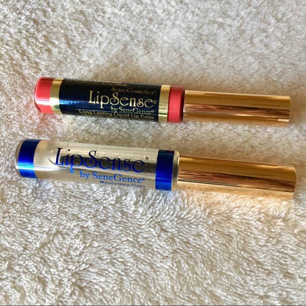 LipSense Rhubarb & Glossy Gloss Set (Used)