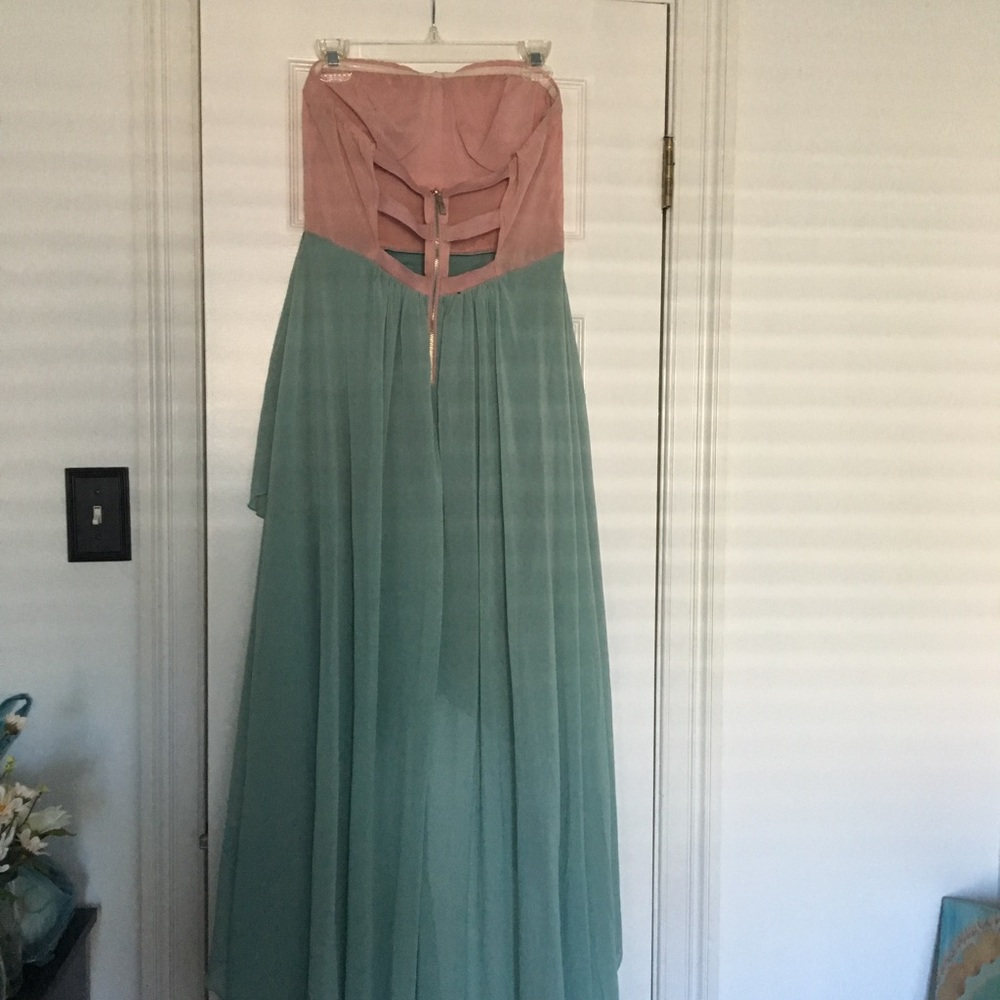 high-low flowy dress