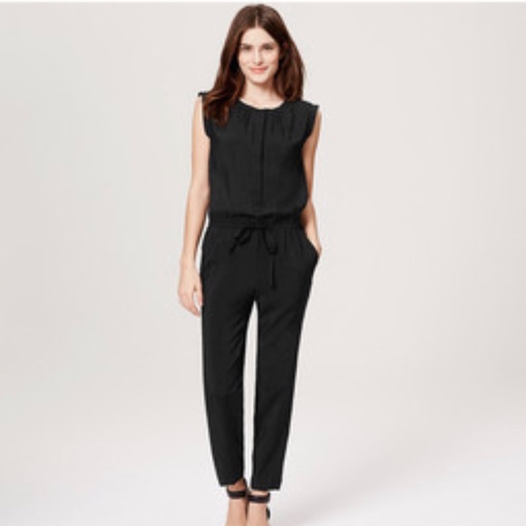 LOFT Pants - Brand NEW! Loft Black Fluid Jumpsuit 🌺