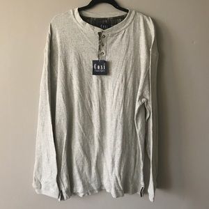 New! Cosi Concepts Stone Henley top