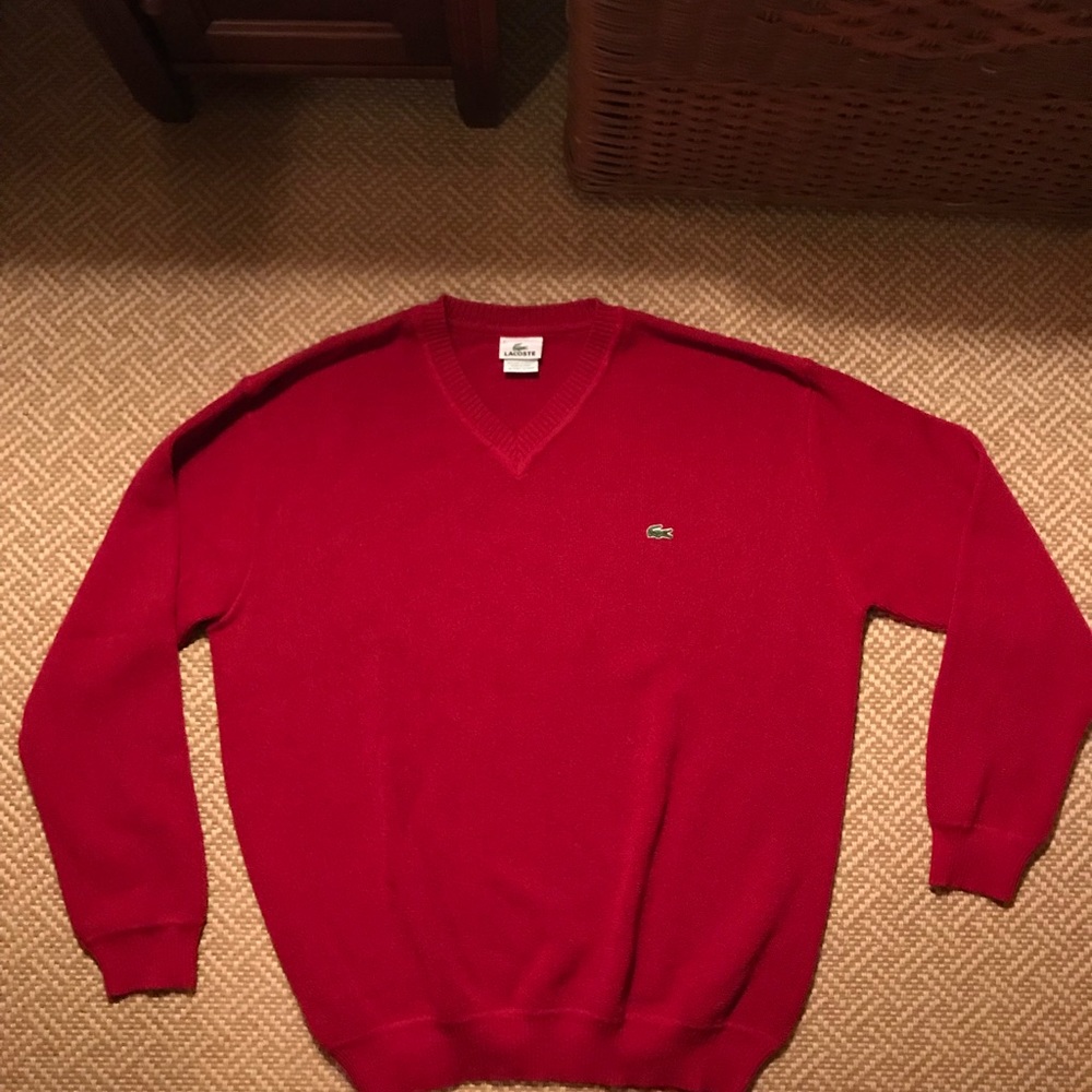 Men’s Lacoste red