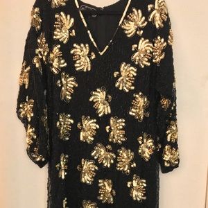Vintage Sequin Cocktail Dress