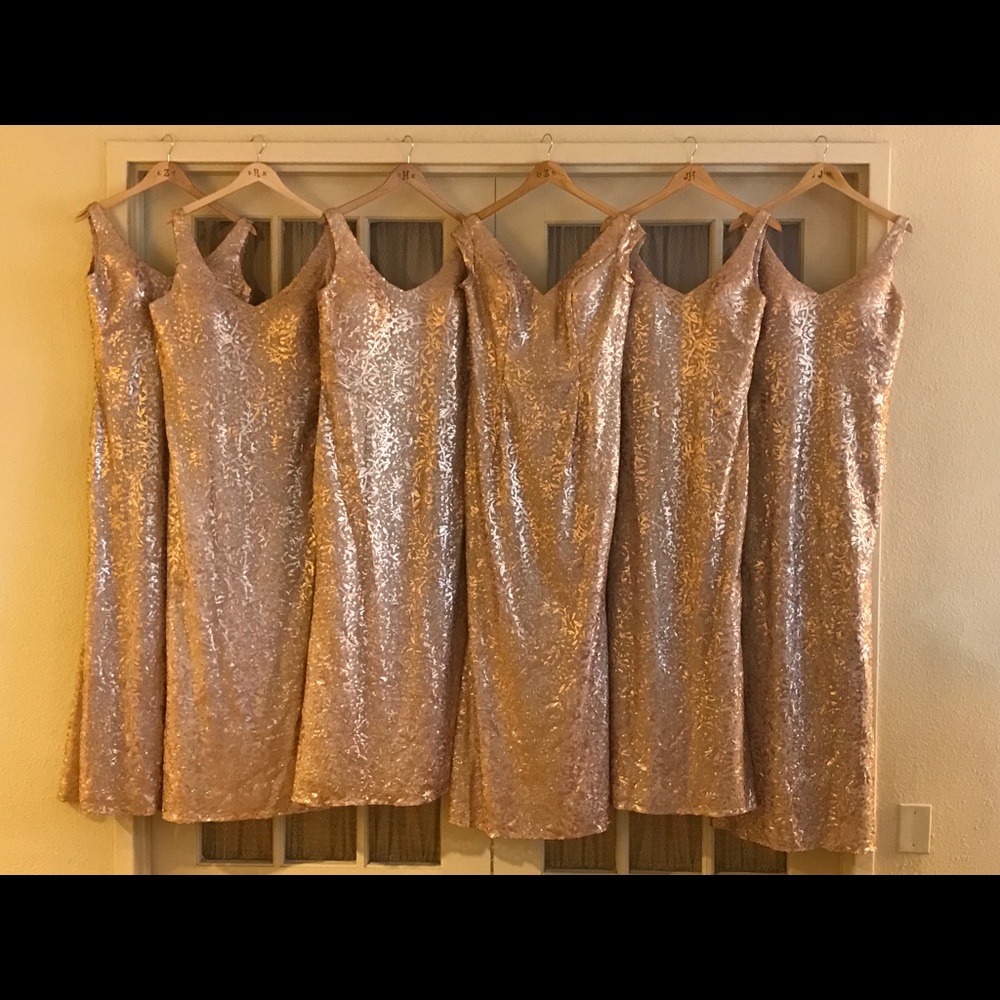 Formal gold dress