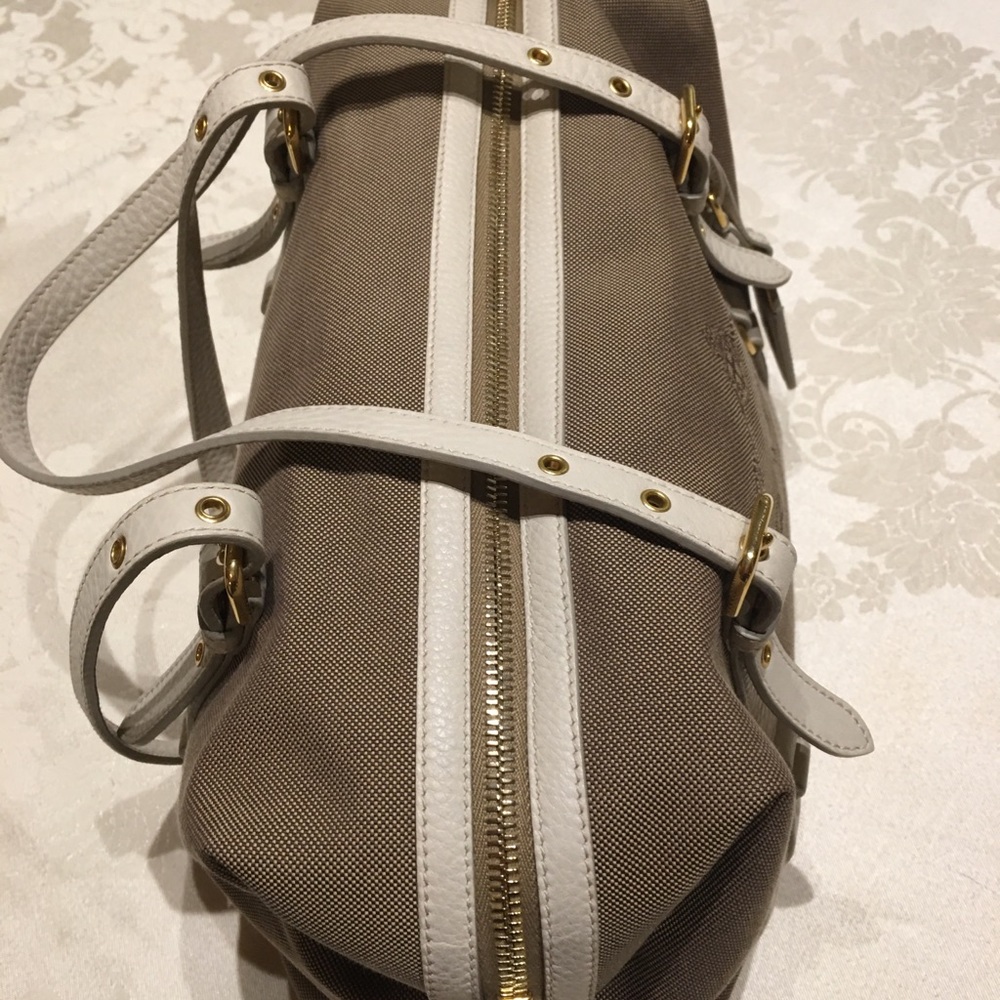 Prada Logo Jacquard Handbag - Picture 3 of 8