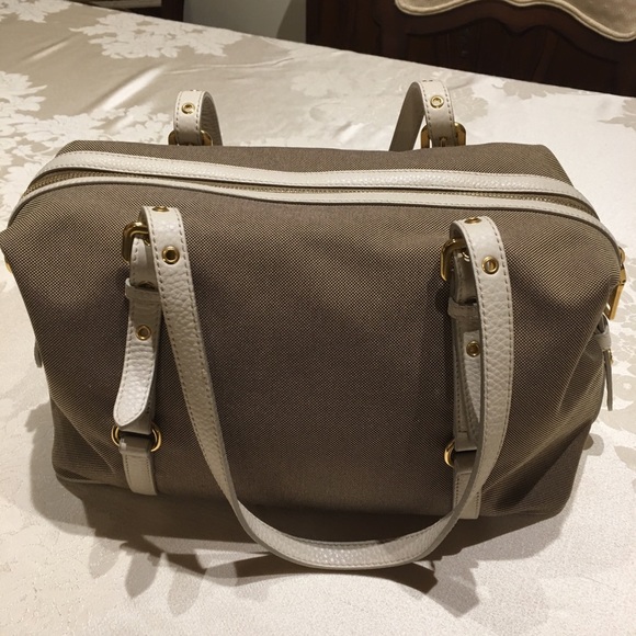 Prada Logo Jacquard Handbag - Picture 4 of 8