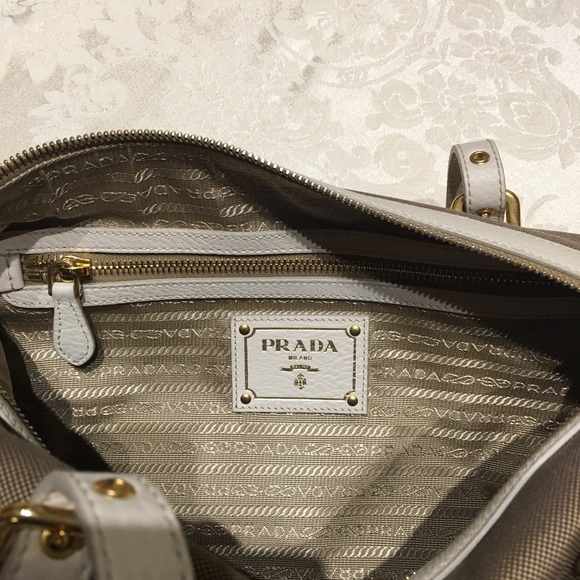 Prada Logo Jacquard Handbag - Picture 6 of 8