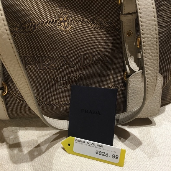 Prada Logo Jacquard Handbag - Picture 7 of 8