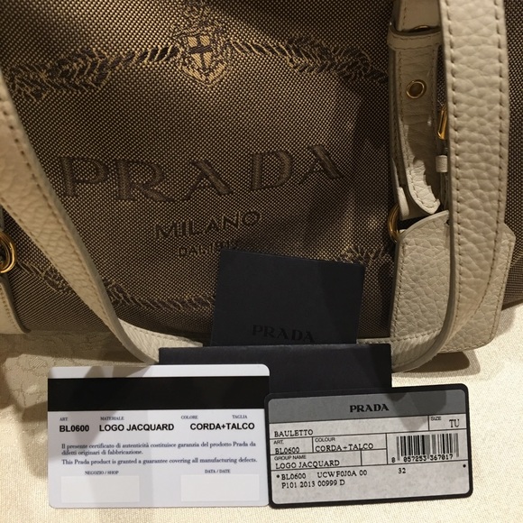 Prada Logo Jacquard Handbag - Picture 8 of 8