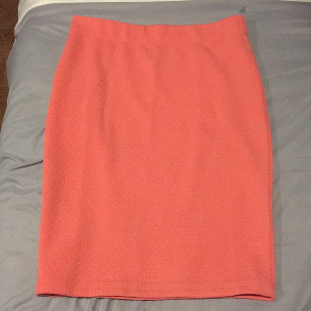 Peach skirt