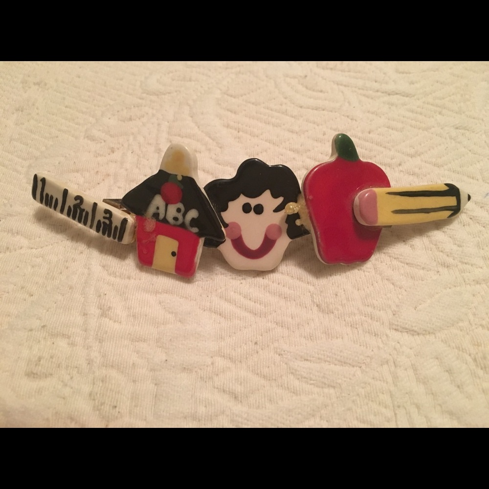 Teacher Hair barrette
