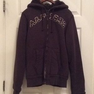 Abercrombie & Fitch brown vintage hoodie.