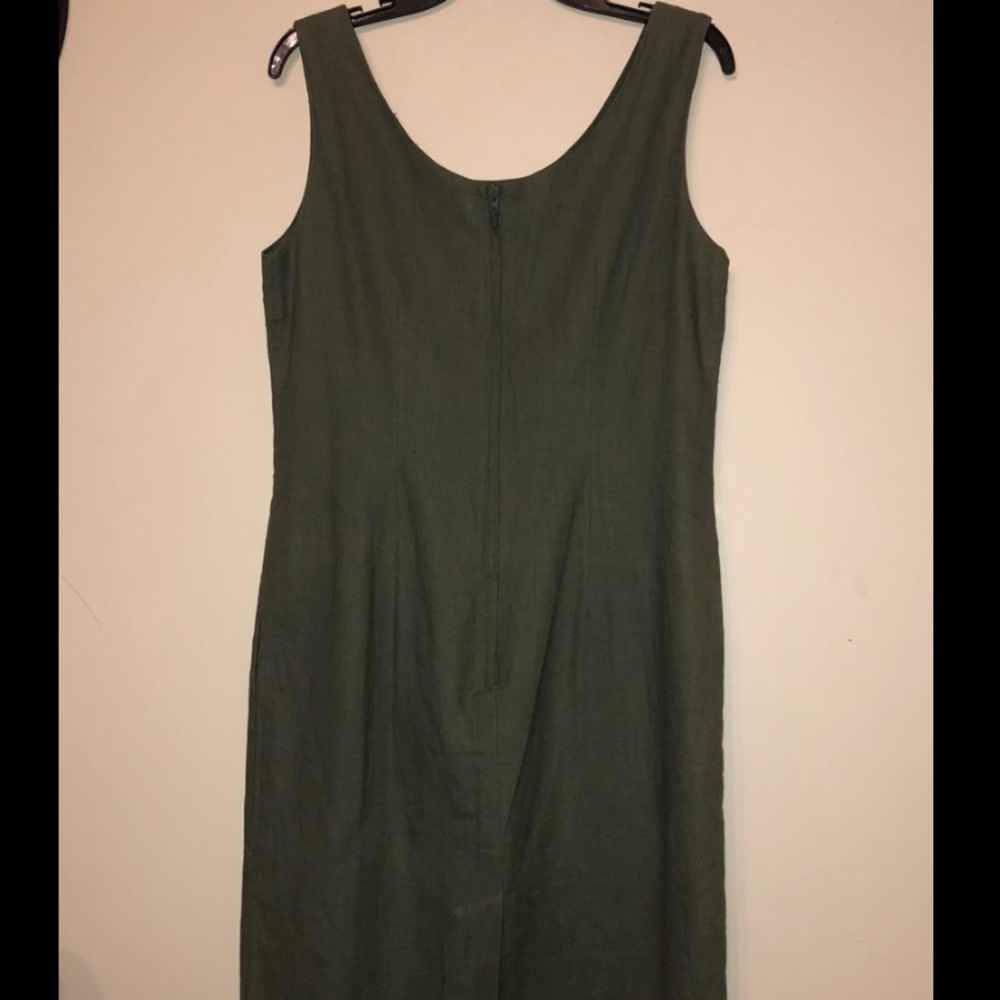 Styleworks olive green dress