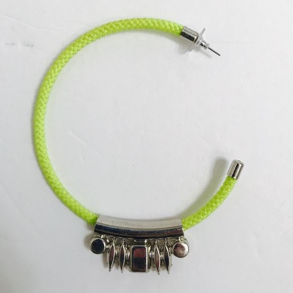 Large Hoop with Crystal Embellishment - Picture 3 of 3