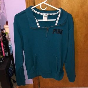 VS PINK HALF ZIP