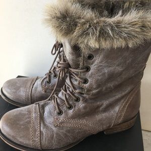Steve Madden combat boots