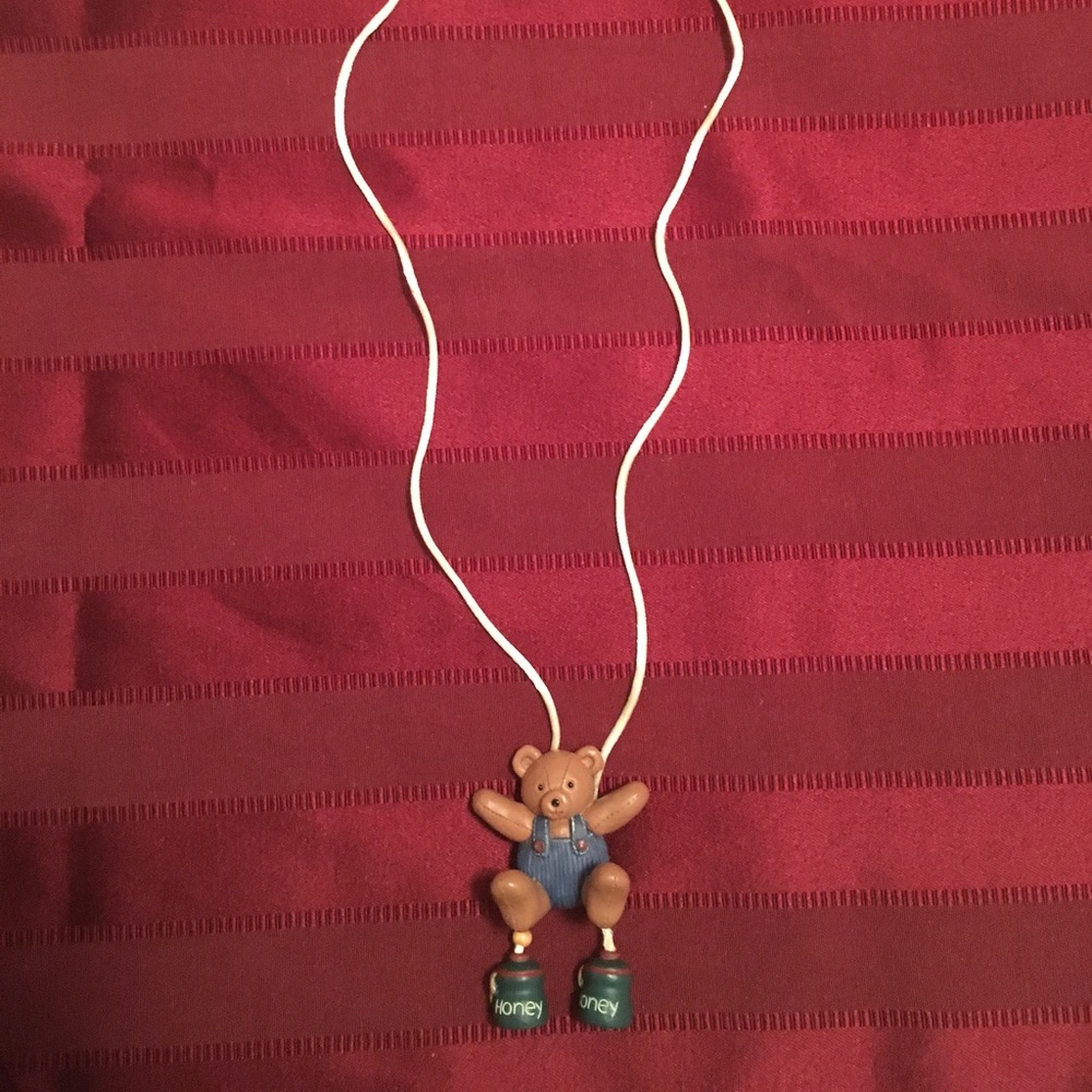 Honey bear necklace