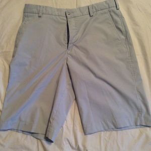 Nike Blue/White Seersucker Golf Shorts