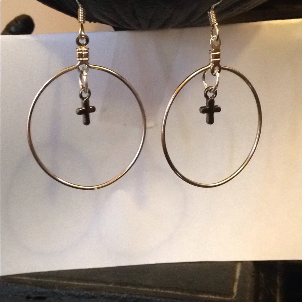 A pair of earrings