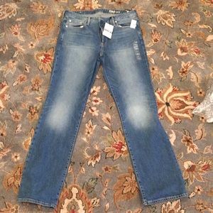 Gap authentic perfect boot mid rise stretch jeans