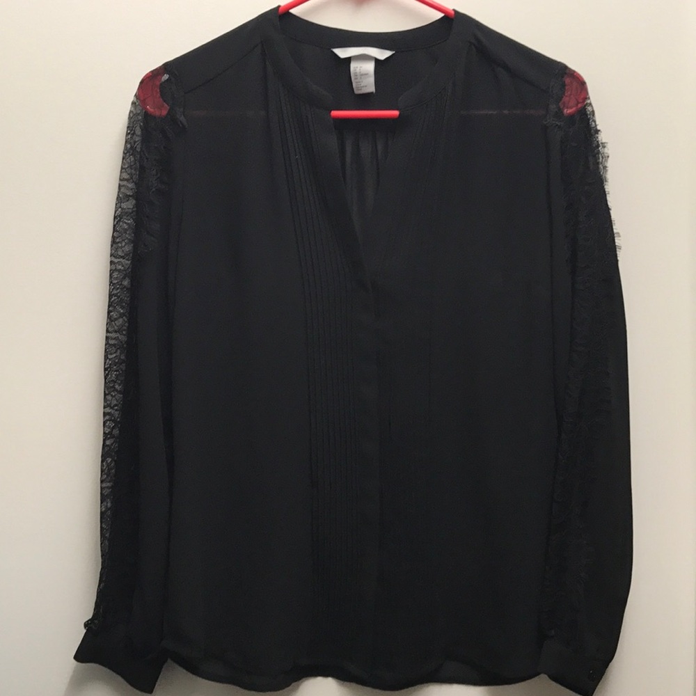Black lace top