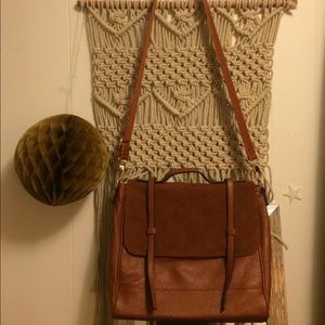 Leather Messenger/Laptop Bag