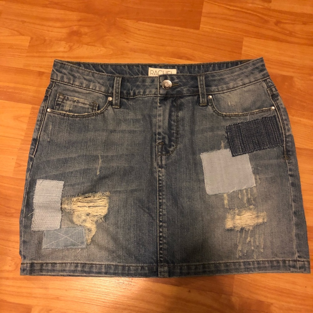 Rachel Roy Denim Miniskirt