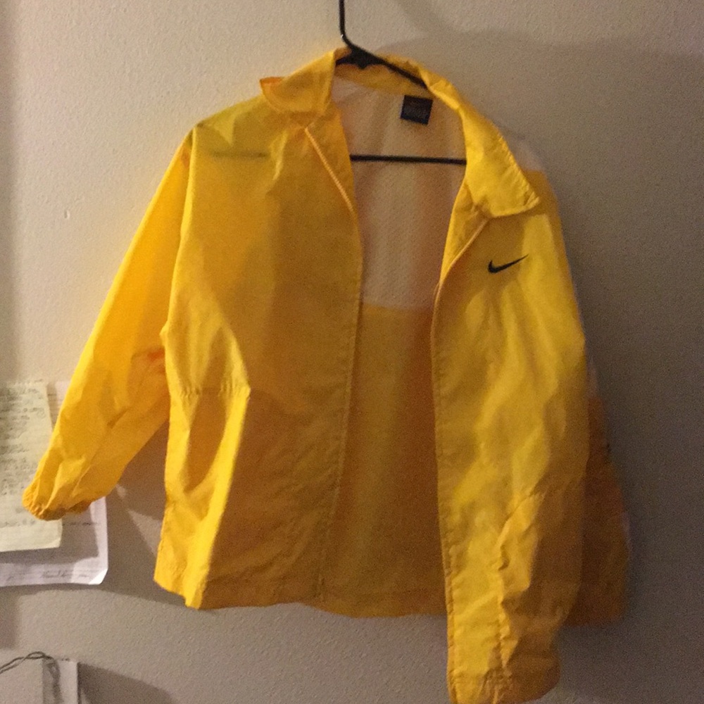 Yellow Nike Jacket vintage