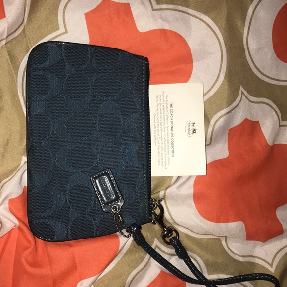 Blue Coach wristlet! - Picture 2 of 5