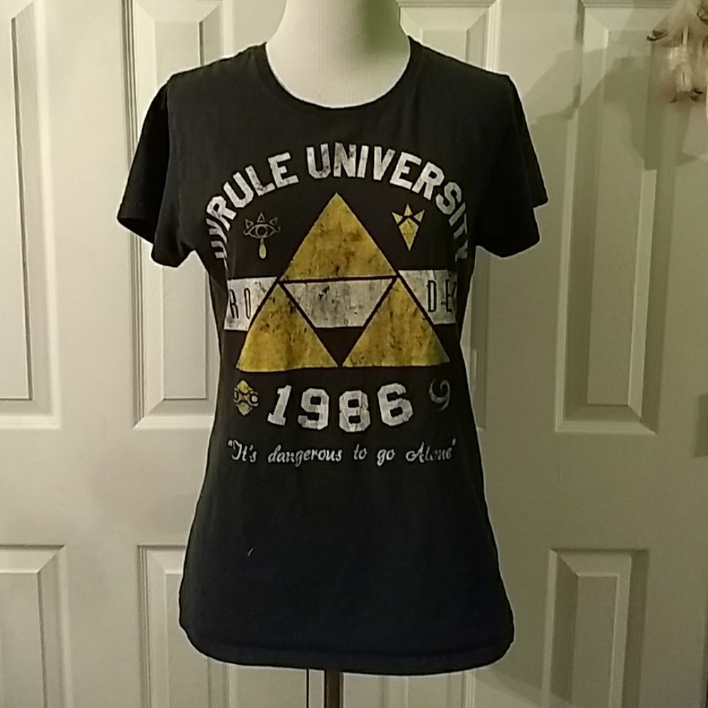 Zelda Hyrule University Nerdy T-Shirt