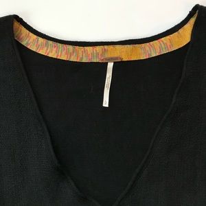Black Flowy Free People Shirt NWOT!