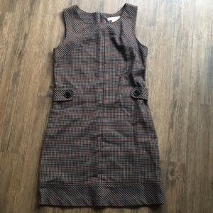 Work dress herringbone