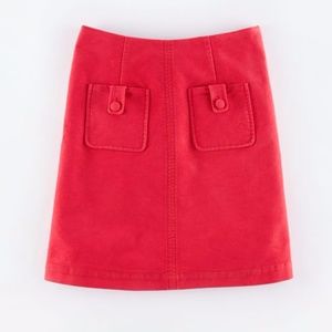 Pretty Boden Cambridge Skirt in size 8, red